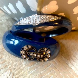 Lulu Frost for J.Crew Crystal Resin Braclets